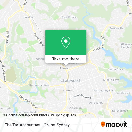 Mapa The Tax Accountant - Online