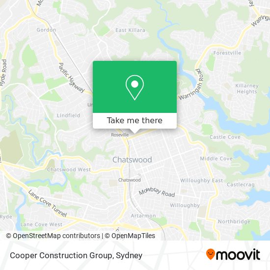 Mapa Cooper Construction Group