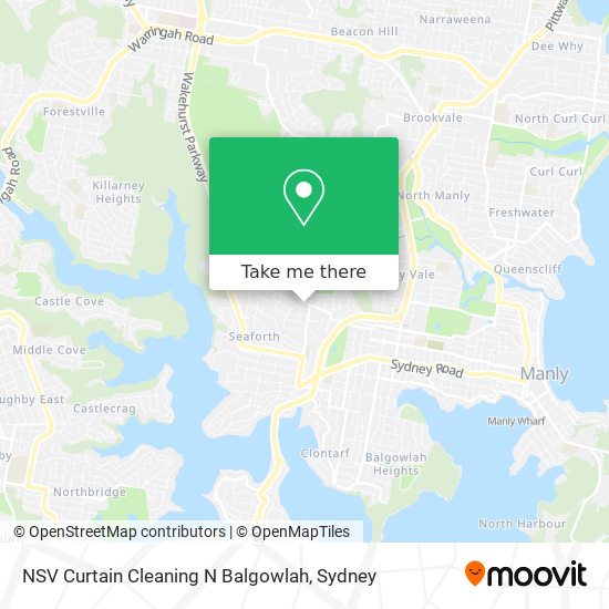 NSV Curtain Cleaning N Balgowlah map