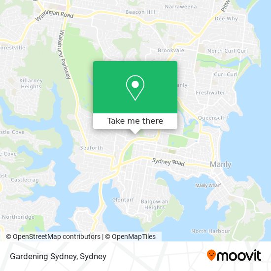 Mapa Gardening Sydney