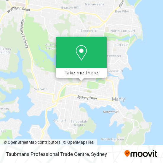 Taubmans Professional Trade Centre map