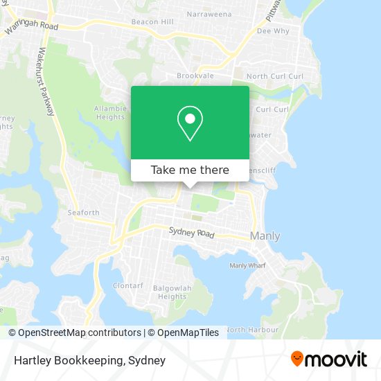 Hartley Bookkeeping map