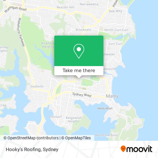 Hooky's Roofing map