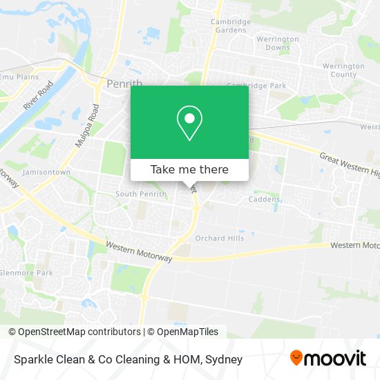 Sparkle Clean & Co Cleaning & HOM map