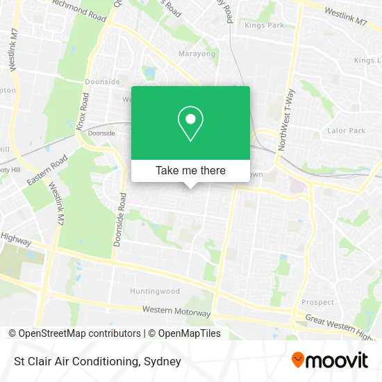 St Clair Air Conditioning map