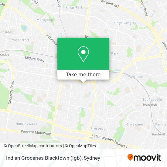 Indian Groceries Blacktown (Igb) map