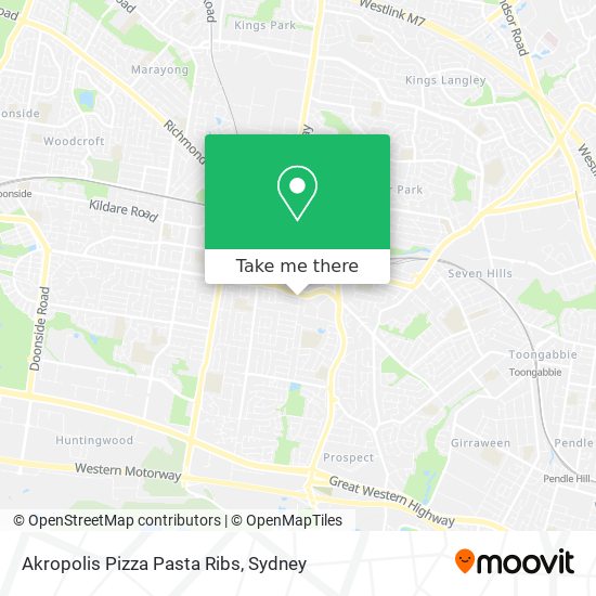 Akropolis Pizza Pasta Ribs map