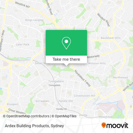 Ardex Building Products map