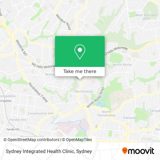 Mapa Sydney Integrated Health Clinic