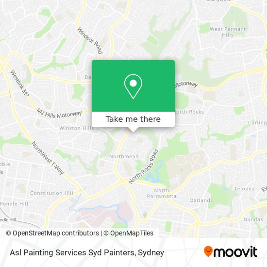 Mapa Asl Painting Services Syd Painters