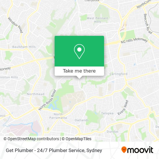 Mapa Get Plumber - 24 / 7 Plumber Service