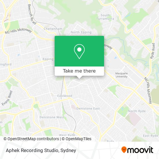 Aphek Recording Studio map