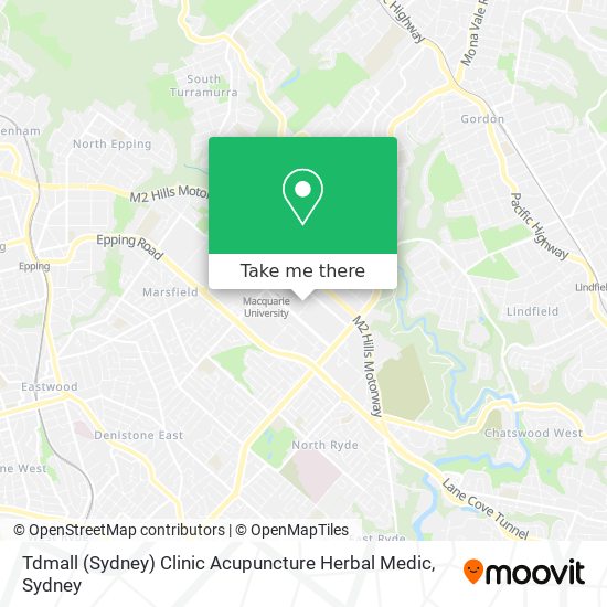Tdmall (Sydney) Clinic Acupuncture Herbal Medic map