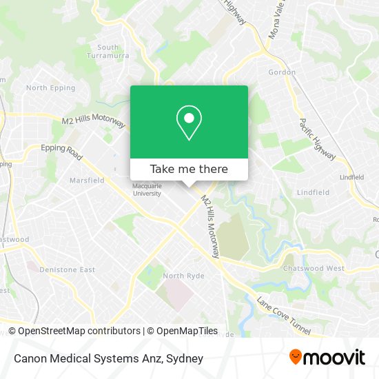 Canon Medical Systems Anz map