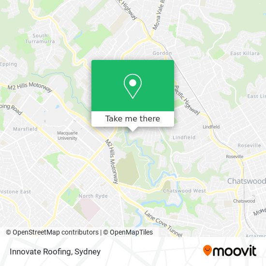 Innovate Roofing map