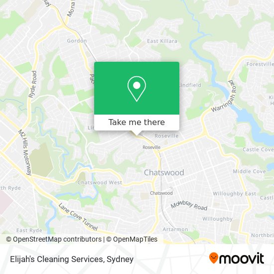 Elijah's Cleaning Services map