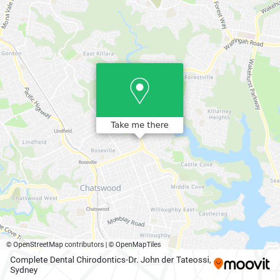 Complete Dental Chirodontics-Dr. John der Tateossi map