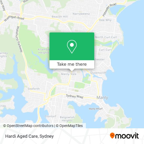 Hardi Aged Care map