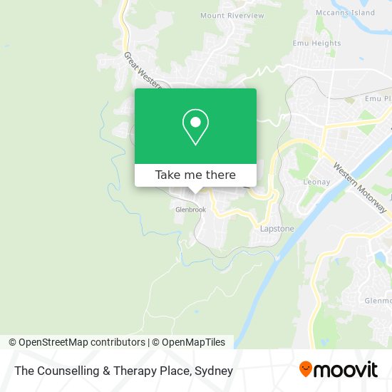 The Counselling & Therapy Place map