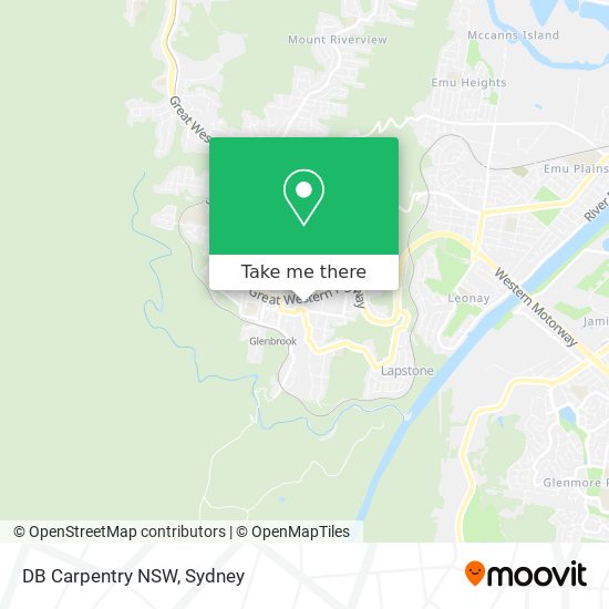 Mapa DB Carpentry NSW