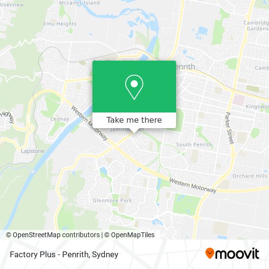 Factory Plus - Penrith map