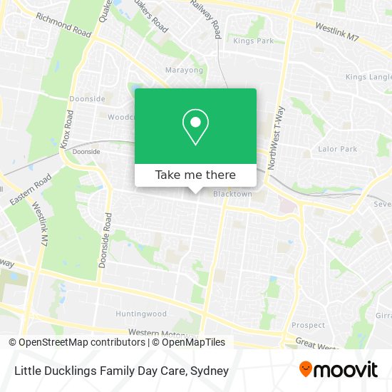 Little Ducklings Family Day Care map