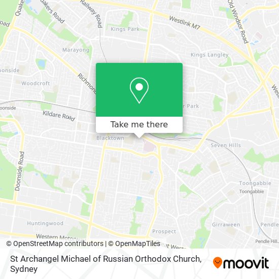 St Archangel Michael of Russian Orthodox Church map