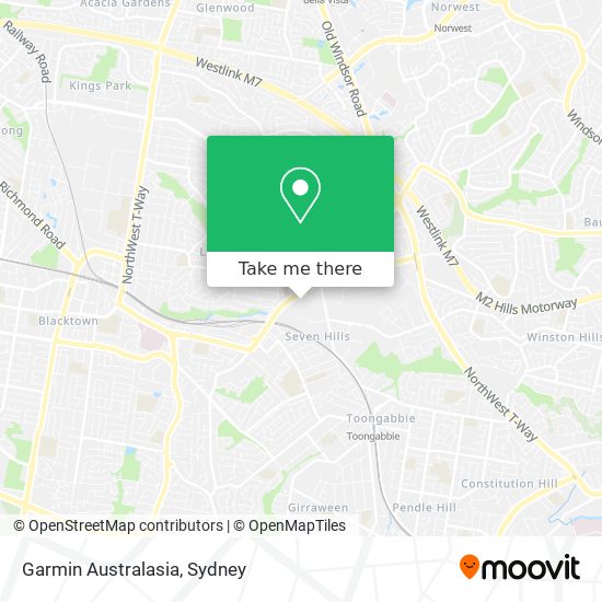 Garmin Australasia map