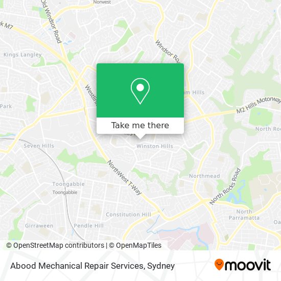 Mapa Abood Mechanical Repair Services