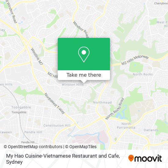 My Hao Cuisine-Vietnamese Restaurant and Cafe map
