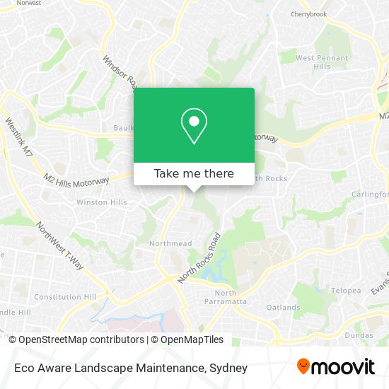 Eco Aware Landscape Maintenance map