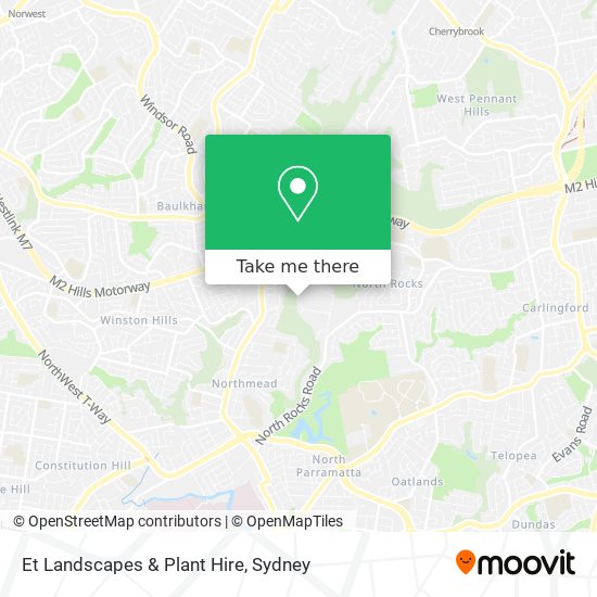 Et Landscapes & Plant Hire map