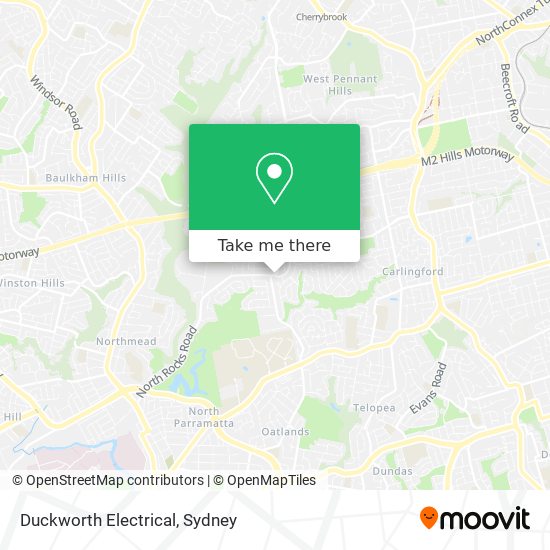 Mapa Duckworth Electrical