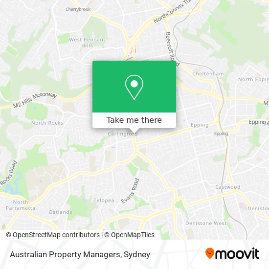 Mapa Australian Property Managers