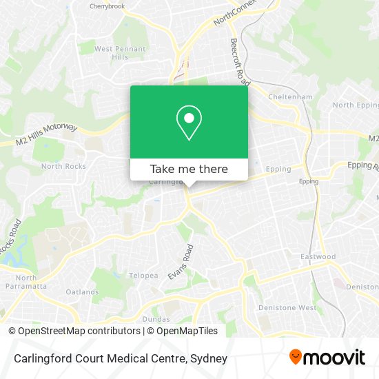 Carlingford Court Medical Centre map