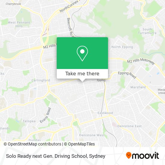 Mapa Solo Ready next Gen. Driving School