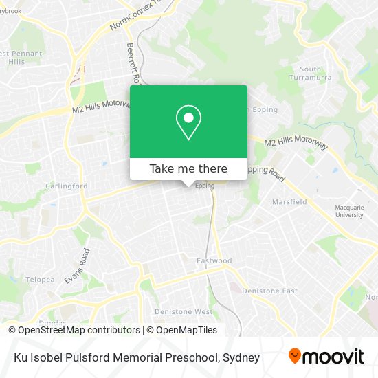 Ku Isobel Pulsford Memorial Preschool map