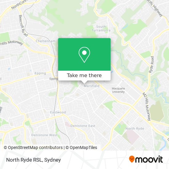 North Ryde RSL map
