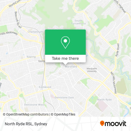 Mapa North Ryde RSL