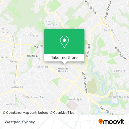 Westpac map