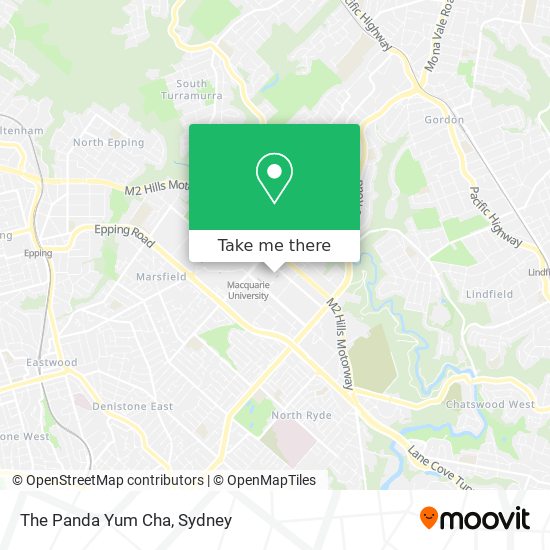 The Panda Yum Cha map