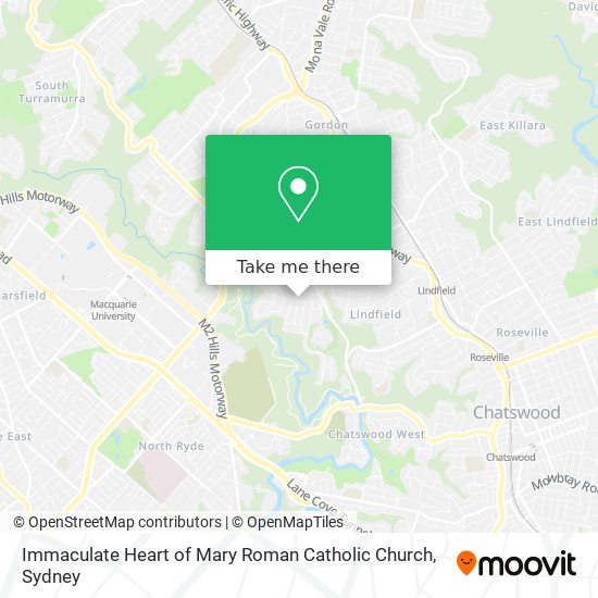 Mapa Immaculate Heart of Mary Roman Catholic Church