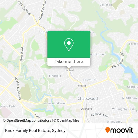 Knox Family Real Estate map