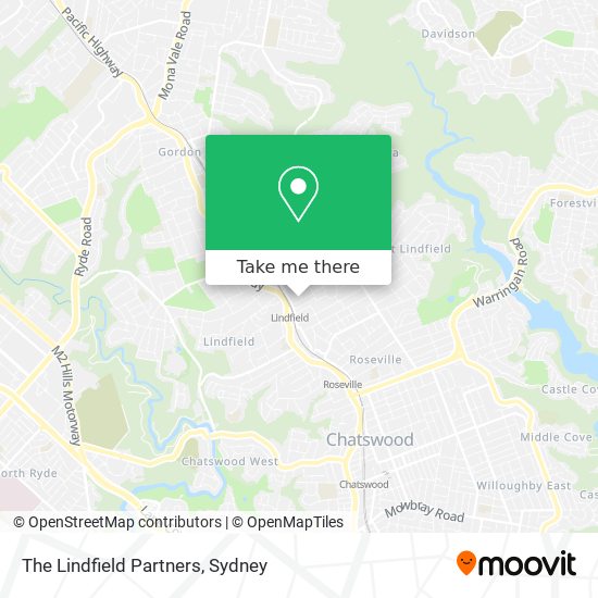 Mapa The Lindfield Partners