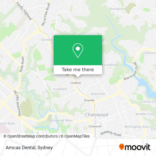 Amcas Dental map