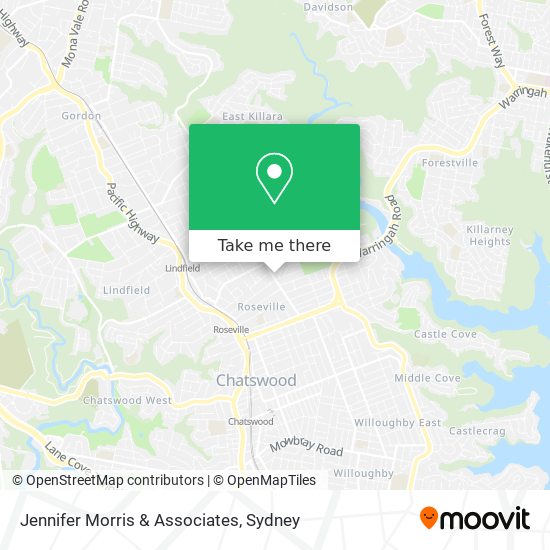 Jennifer Morris & Associates map