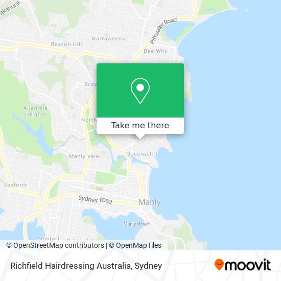 Richfield Hairdressing Australia map