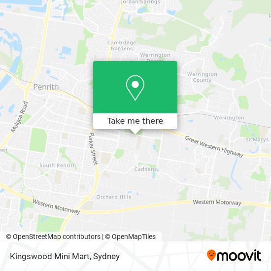 Kingswood Mini Mart map