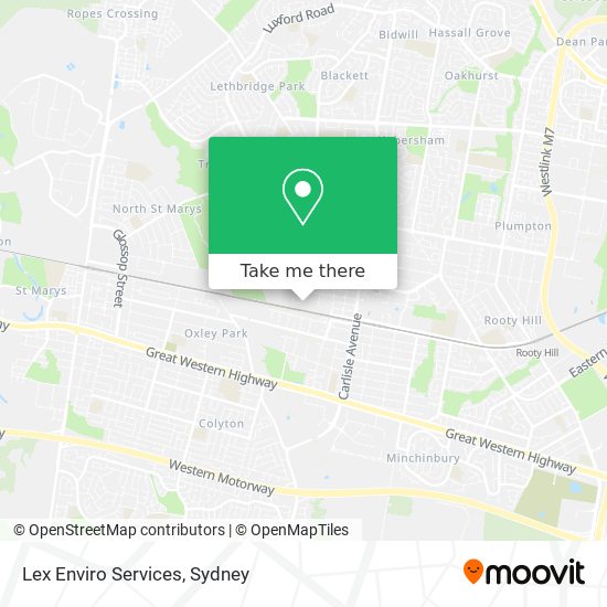 Lex Enviro Services map