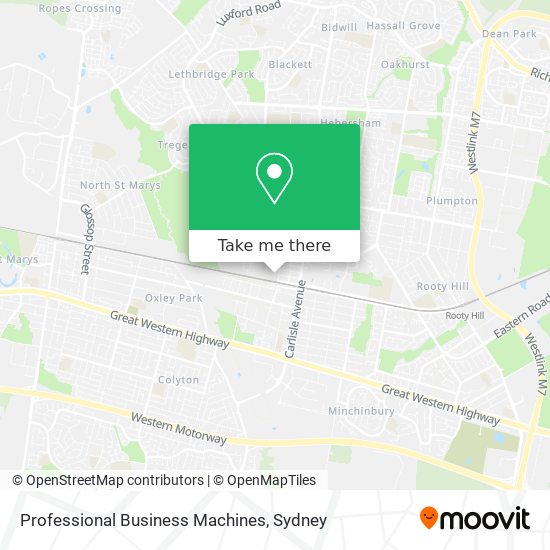 Mapa Professional Business Machines